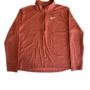 Nike Running Large Pacer Zip Cinnamon/Light Redwood/Reflective Silver Thumbholes